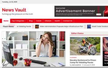 News Vault (screenshot desktop)