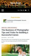 Nova Blog (screenshot mobile)