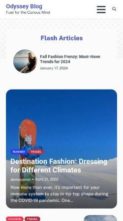 Odyssey Blog (screenshot mobile)