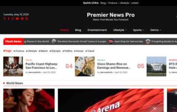 Premier News Pro (screenshot desktop)