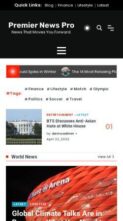 Premier News Pro (screenshot mobile)
