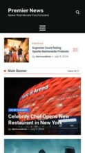 Premier News (screenshot mobile)