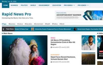 Rapid News Pro (screenshot desktop)