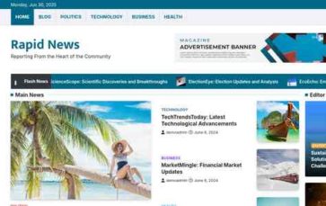 Rapid News (screenshot desktop)