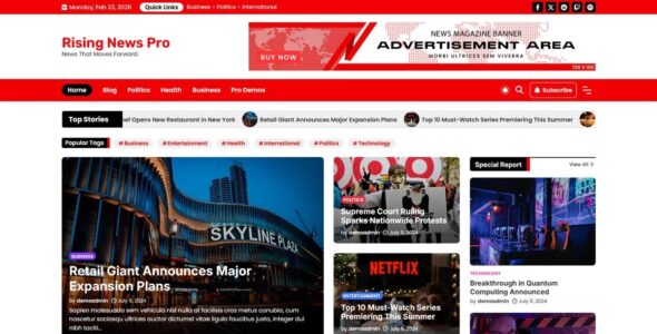 Rising News Pro (Ascendoor)