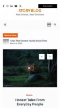 Story Blog (screenshot mobile)