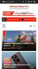 Ultimate News Pro (screenshot mobile)