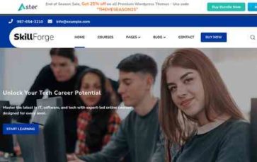Aster IT Courses Pro (screenshot desktop)