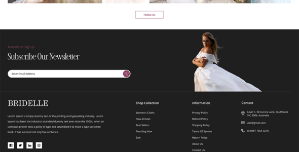 Bridal Dresses Pro (Aster Themes)