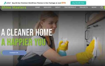 Cleaning Services Agent Pro (screenshot desktop)
