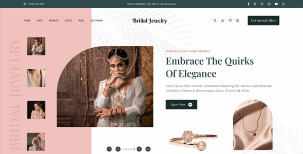 Jeweler Shop Pro (Aster Themes)