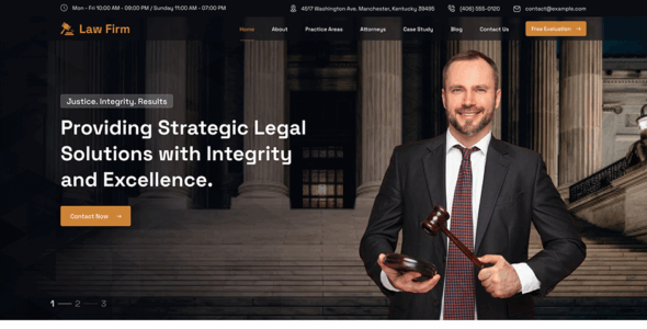 Lawyer Consultant Firm Pro (Aster Themes)