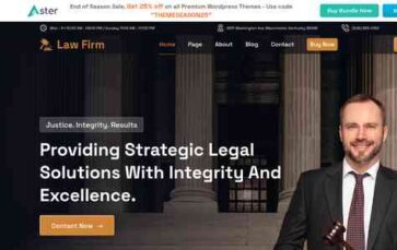 Lawyer Consultant Firm Pro (screenshot desktop)