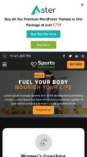 Sports Nutritionist Pro (screenshot mobile)