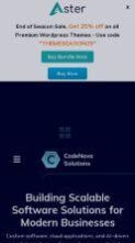 Technology Software Firm Pro (screenshot mobile)