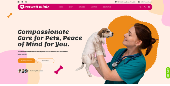 Veterinary Pet Wellness Pro (Aster Themes)