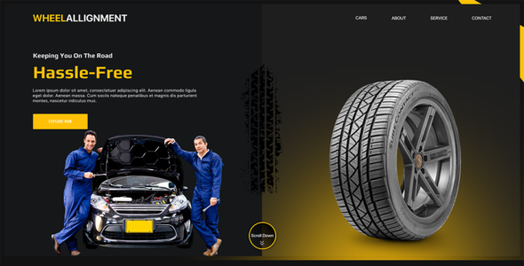 Wheel Alignment Service Pro (Aster Themes)