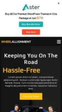 Wheel Alignment Service Pro (screenshot mobile)
