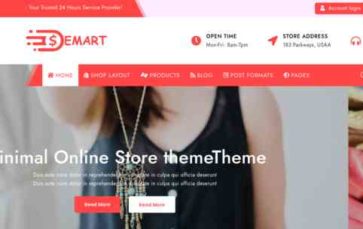 Screenshot Desktop eMart (aThemeArt) (screenshot desktop)