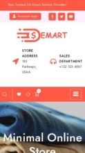 Screenshot Mobile eMart (aThemeArt) (screenshot mobile)