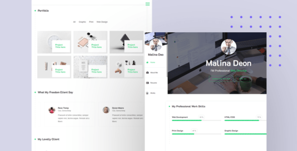Personal CV Resume Pro (aThemeArt)