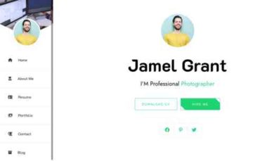 Personal CV Resume Pro (screenshot desktop)