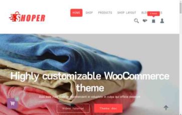 Shoper Pro (aThemeArt) (screenshot desktop)