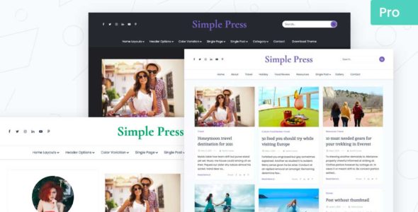 Simple Press Pro (Avid Themes)
