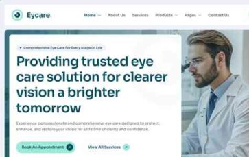 Eycare (screenshot desktop)