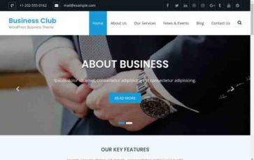 Business Club (screenshot desktop)