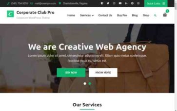 Corporate Club Pro (screenshot desktop)