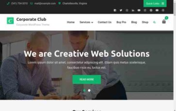 Corporate Club (screenshot desktop)