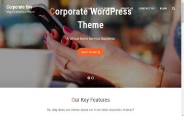 Corporate Key (screenshot desktop)