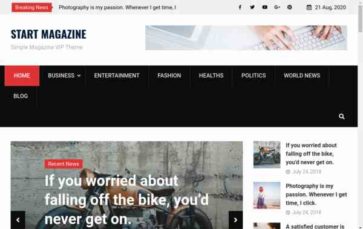 Start Magazine (screenshot desktop)