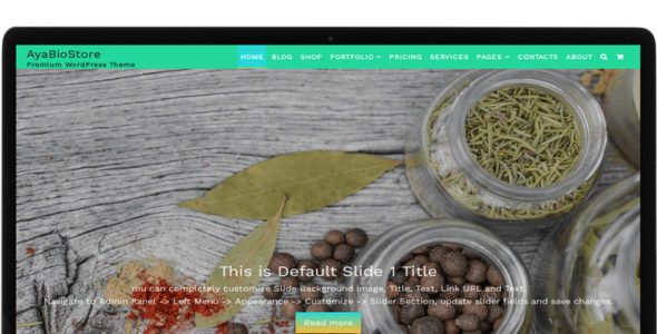 AyaBioStore (AYA Templates)