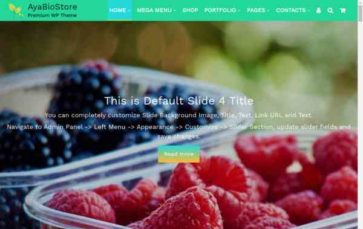 AyaBioStore (screenshot desktop)