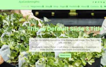 AyaGardeningPro (screenshot desktop)