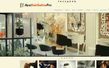 AyaHairSalonPro (screenshot desktop)