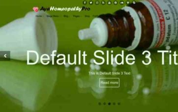 AyaHomeopathyPro (screenshot desktop)