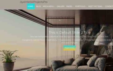 AyaInteriorProjectsPro (screenshot desktop)