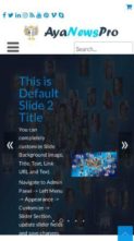 AyaNewsPro (screenshot mobile)