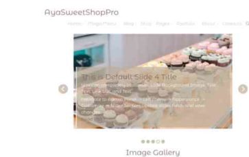 AyaSweetShopPro (screenshot desktop)