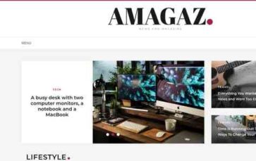 Amagaz (screenshot desktop)