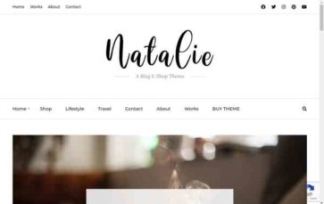 Natalie (AZTheme) - (screenshot desktop)