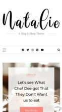 Natalie (AZTheme) - (screenshot mobile)
