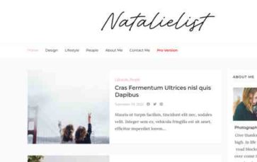 Natalielist (screenshot desktop)