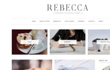 RebeccaFood (screenshot desktop)