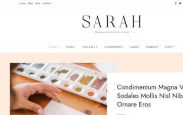 Sarah (AZTheme) - (screenshot desktop)