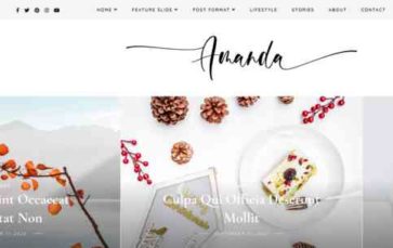 Amanda (AzuraTheme) - (screenshot desktop)