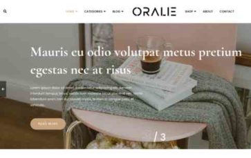 Oralie (screenshot desktop)